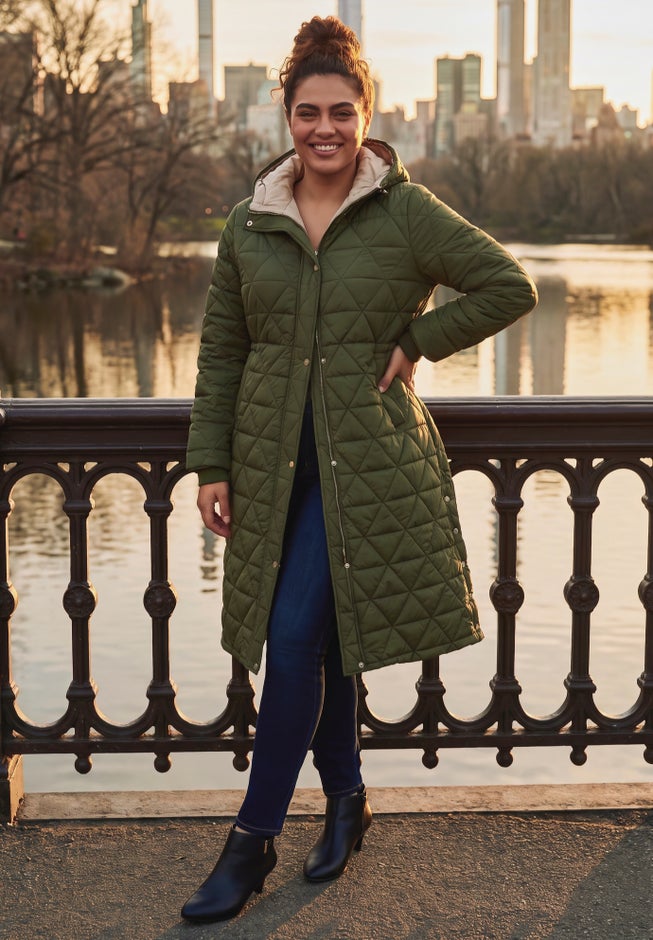 Quinn Longline Puffer Jacket image number 1
