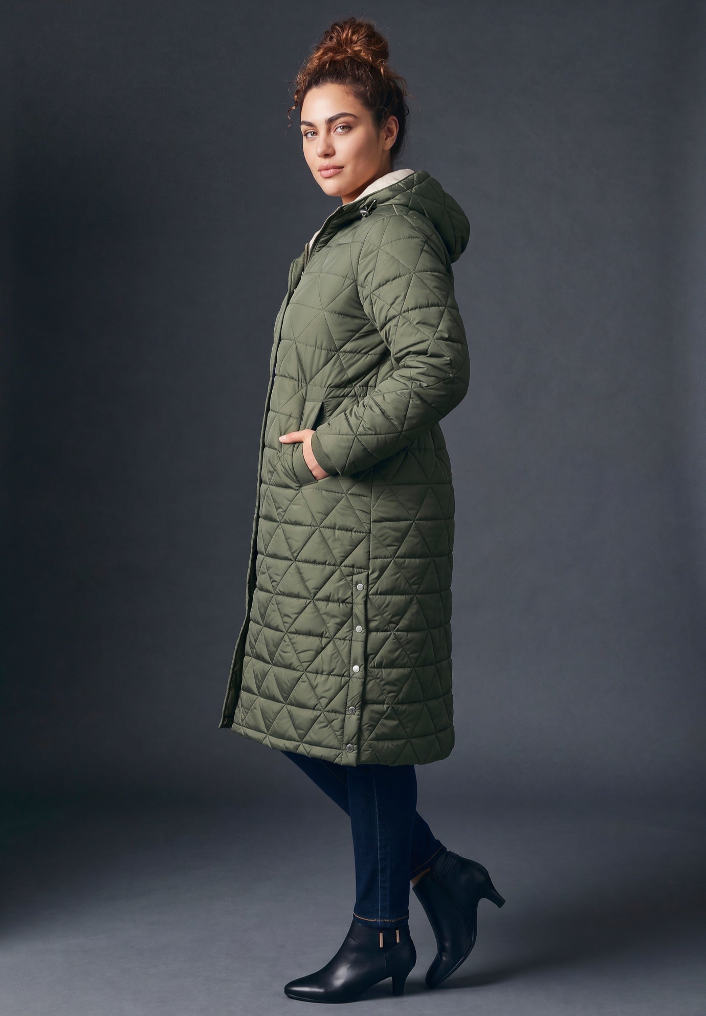 Quinn Longline Puffer Jacket image number 2