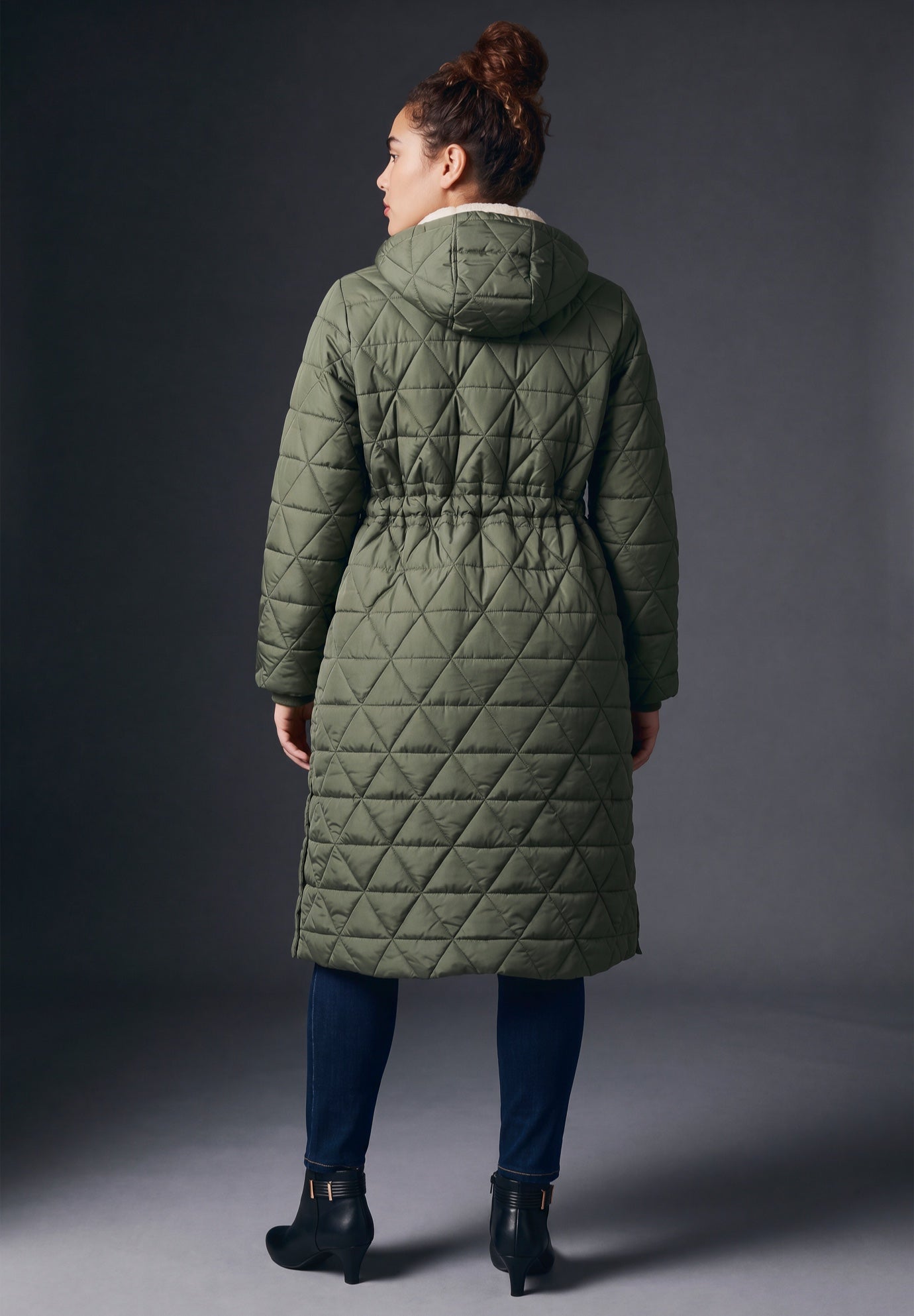 Quinn Longline Puffer Jacket image number 3