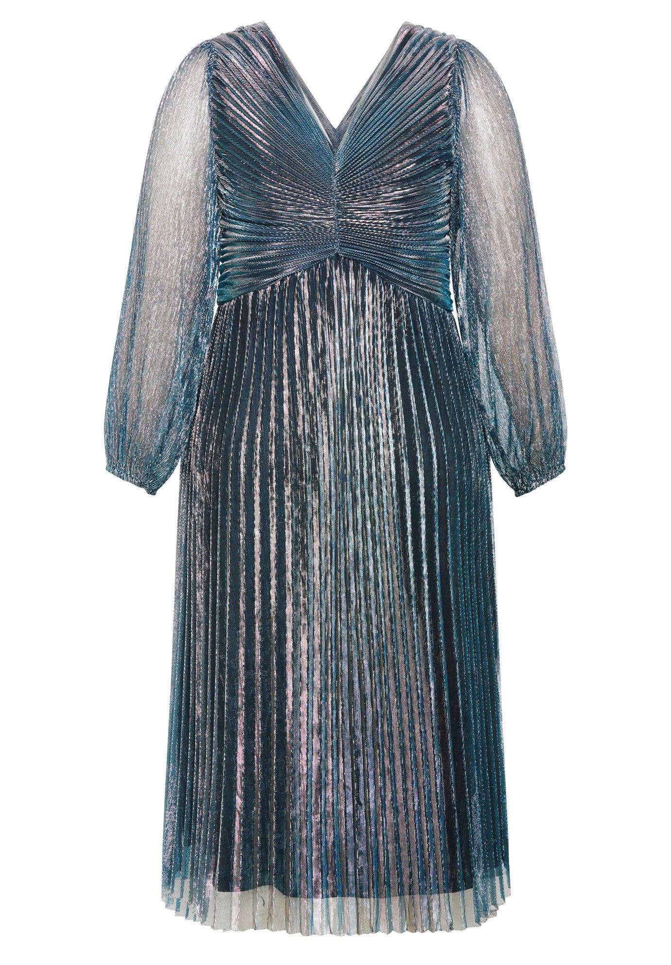 Pleated Plisse Dress image number 4