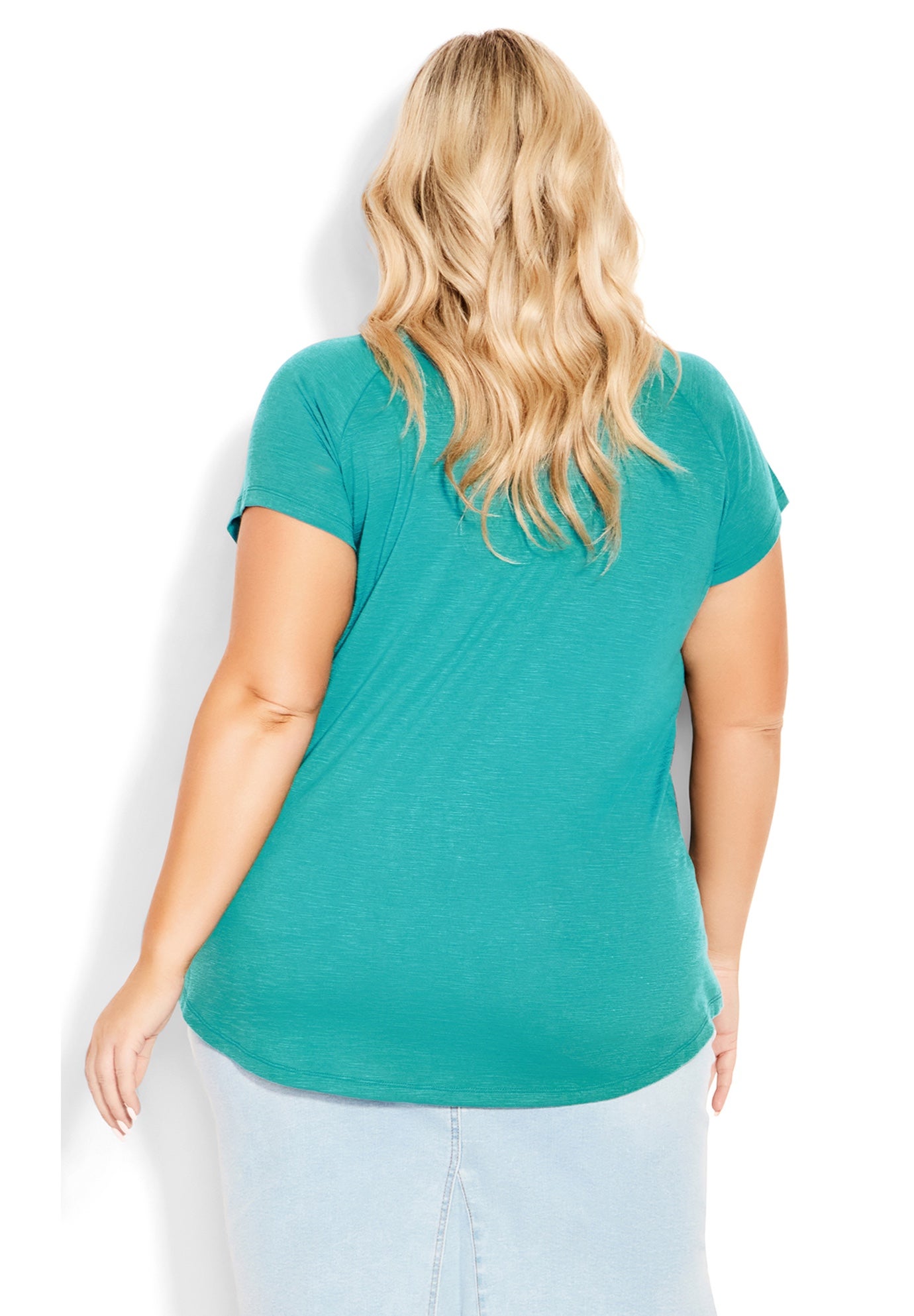 3 Bar V-Neck Top image number 1