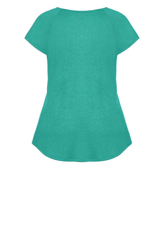 3 Bar V-Neck Top image number 5