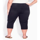Butter Denim Pull On Crop Jean image number 1