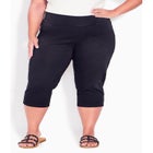 Butter Denim Pull On Crop Jean image number 3