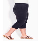 Butter Denim Pull On Crop Jean image number 5