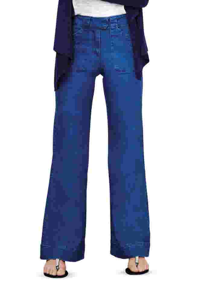 High-Waist Wide Leg Jeans image number 0