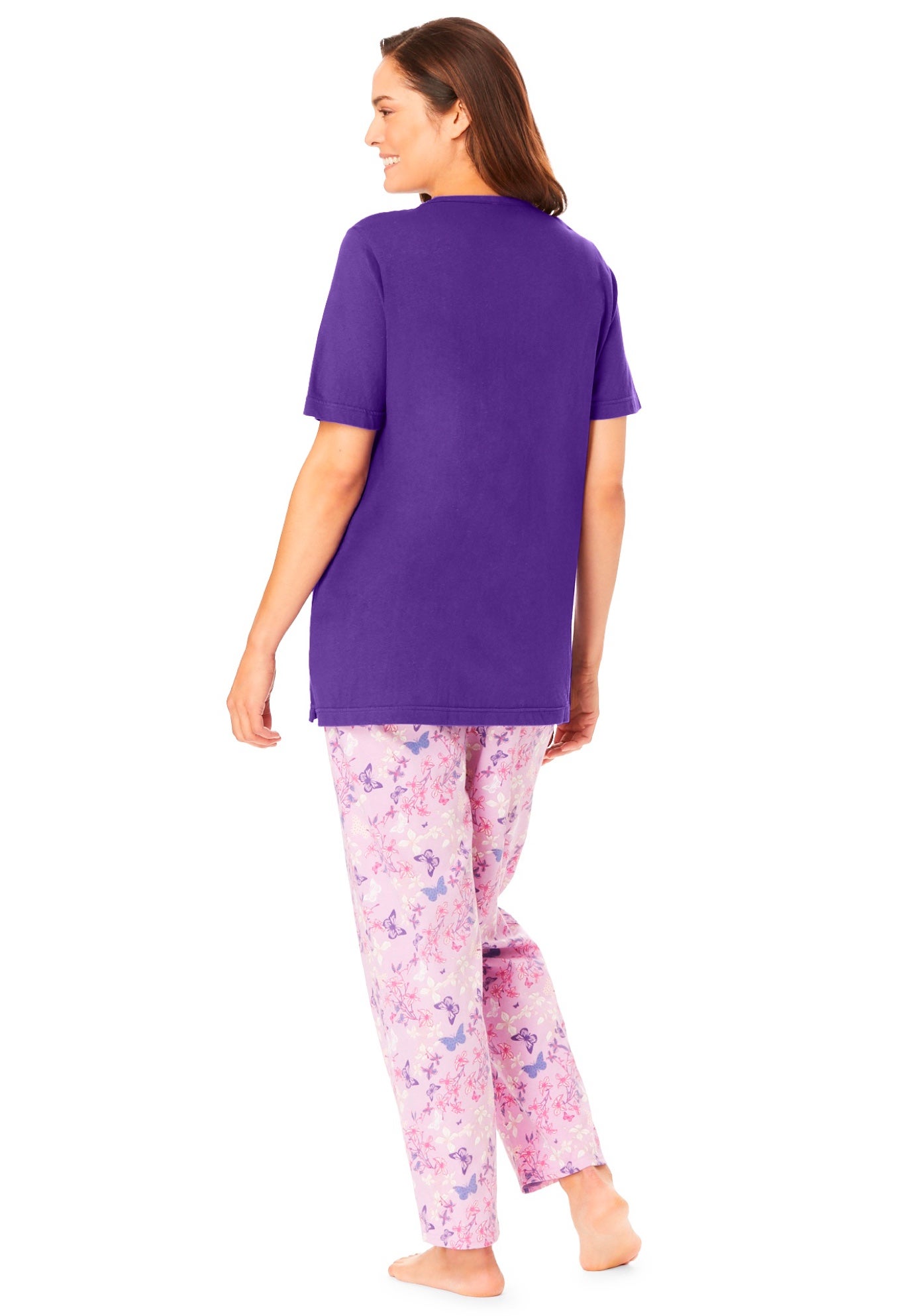 Graphic Tee Pure Cotton PJ Set image number 1