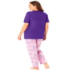 Graphic Tee Pure Cotton PJ Set image number null