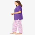Graphic Tee Pure Cotton PJ Set image number null