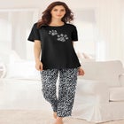 Graphic Tee PJ Set image number null