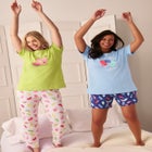 Knit PJ Short Set image number null