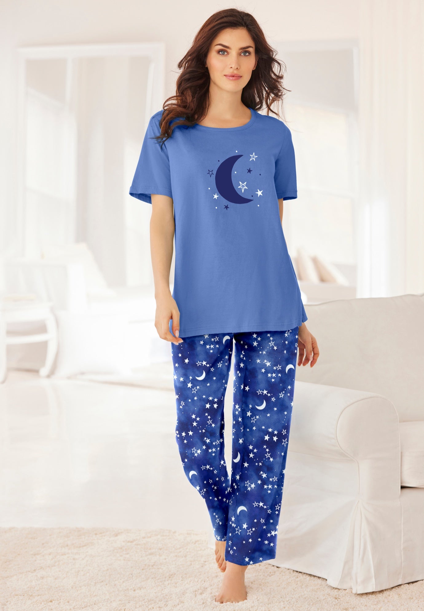 Graphic Tee PJ Set image number 0