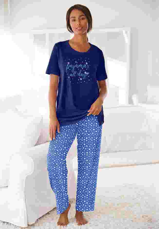 Graphic Tee PJ Set image number 8
