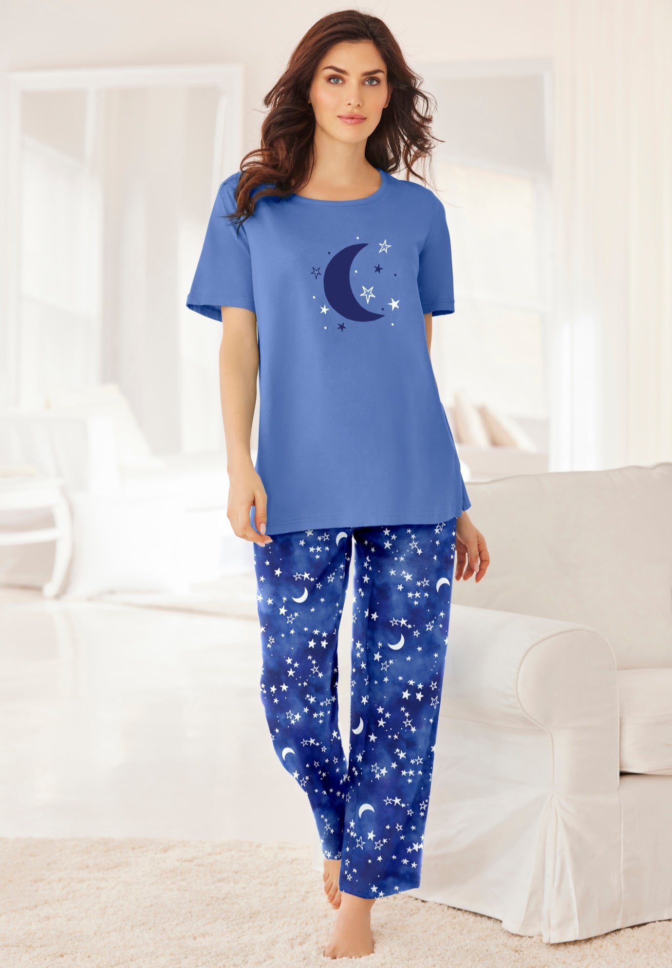 Graphic Tee PJ Set image number 0