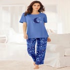 Graphic Tee PJ Set image number null