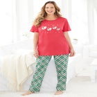 Graphic Tee PJ Set image number null