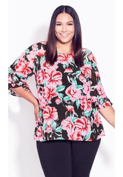 Alex Double Flutter Top