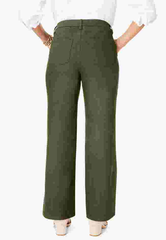 True Fit Stretch Denim Wide Leg Jean image number 1