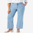 True Fit Stretch Denim Wide Leg Jean image number null