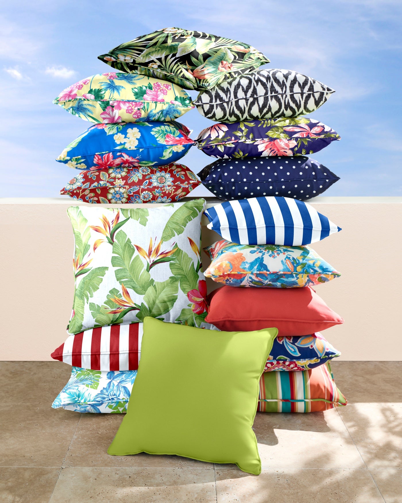 BH Outdoor Performance 20" Square Throw Pillow image number 1