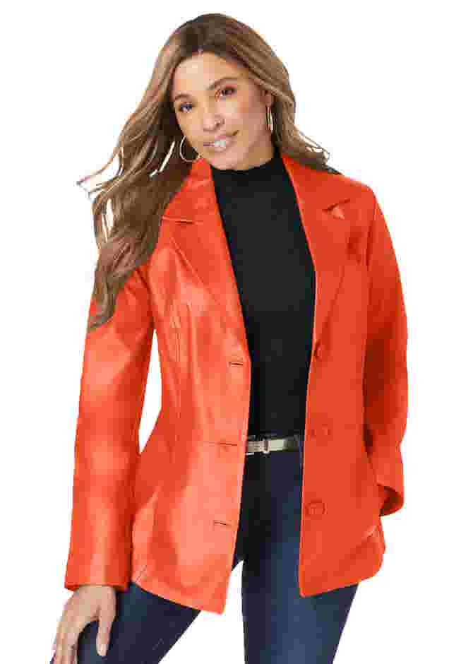 Leather Blazer image number 0