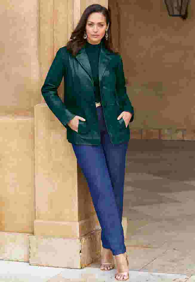 Leather Blazer image number 0