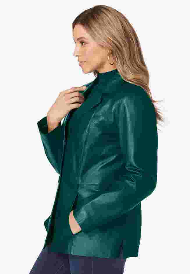 Leather Blazer image number 1