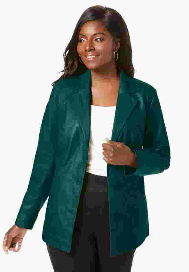 Leather Blazer image number 1