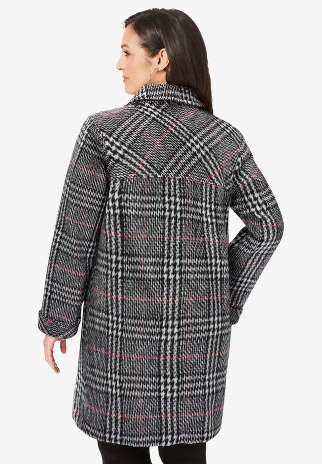 Hooded Toggle Wool Coat image number null