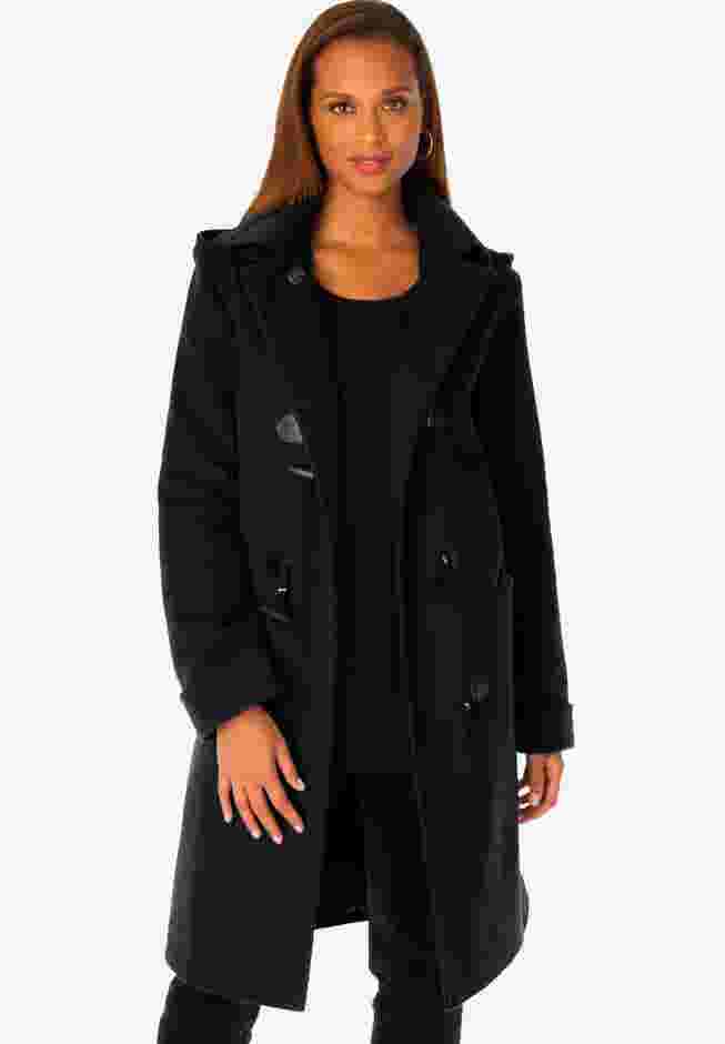 Hooded Toggle Wool Coat image number 0