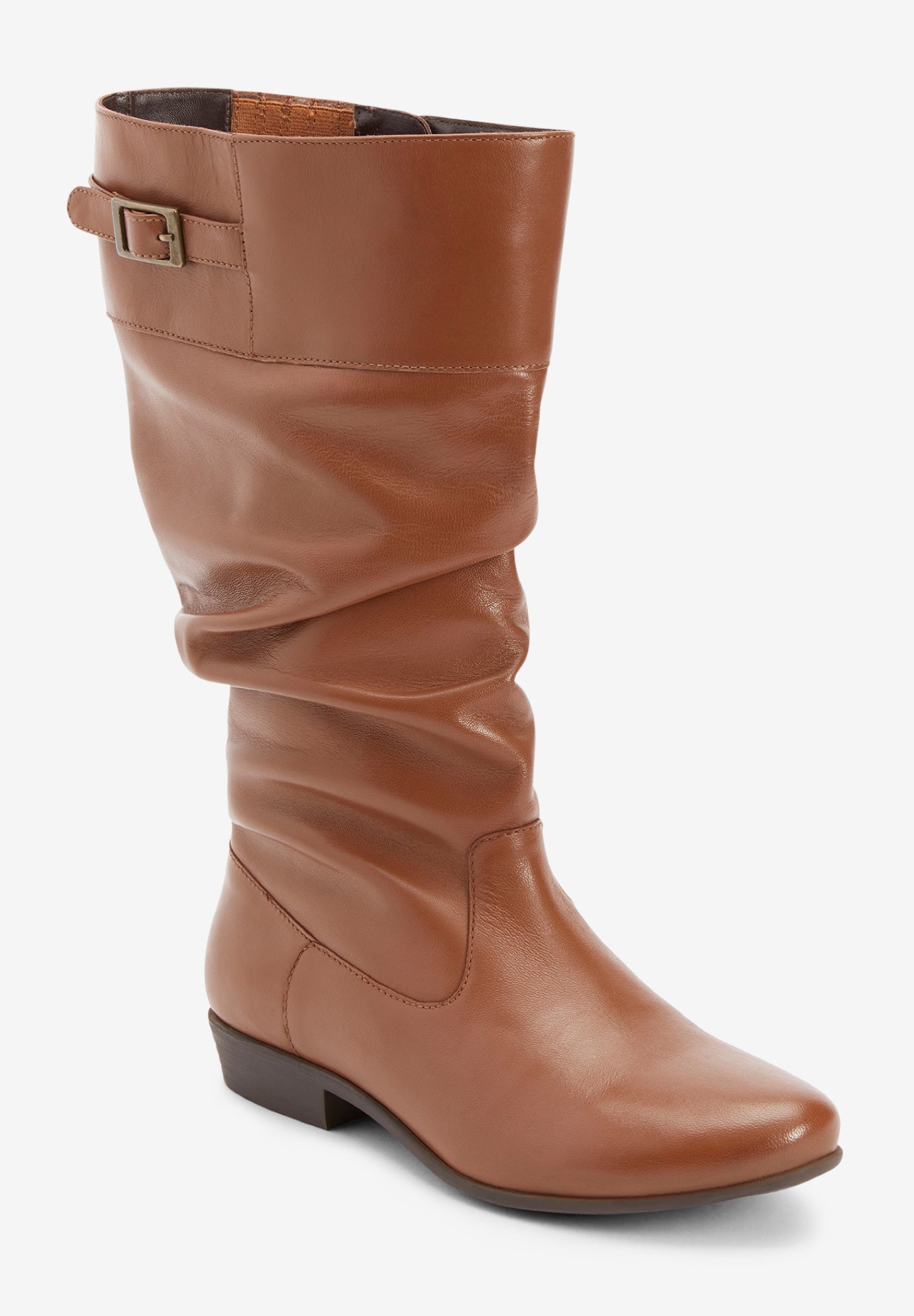 The Monica Wide Calf Leather Boot image number 0