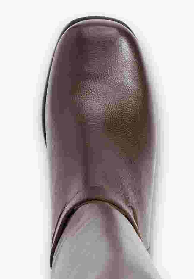 The Donna Tall Wide Calf Leather Boot By Comfortview image number 4
