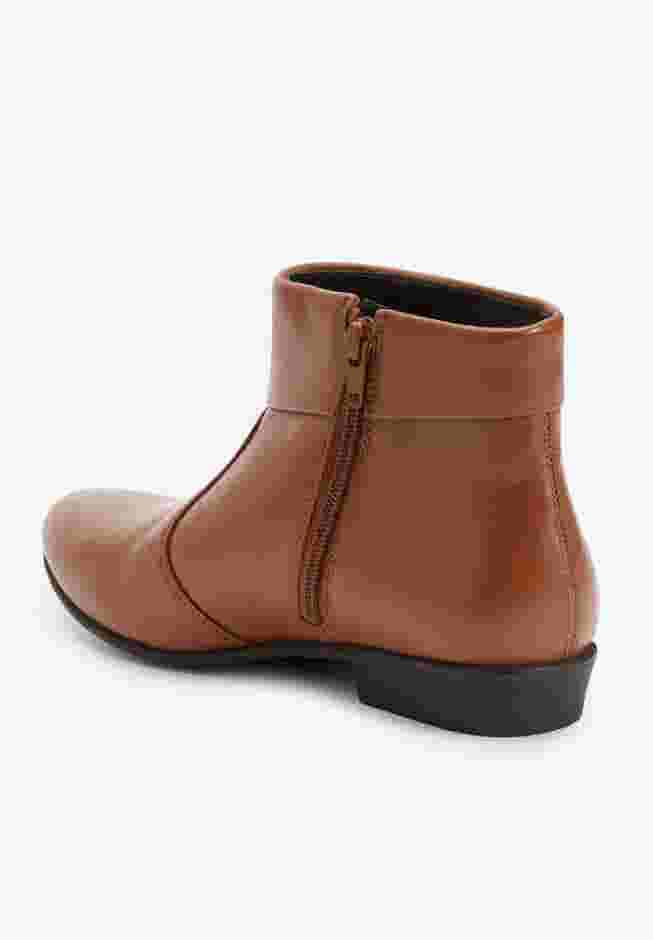 The Terri Leather Bootie image number 1