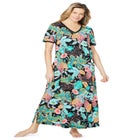 V-NECK SHORT SLEEVE MAXI LOUNGER image number null