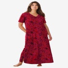 V-NECK SHORT SLEEVE MAXI LOUNGER image number null