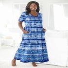 V-NECK SHORT SLEEVE MAXI LOUNGER image number null