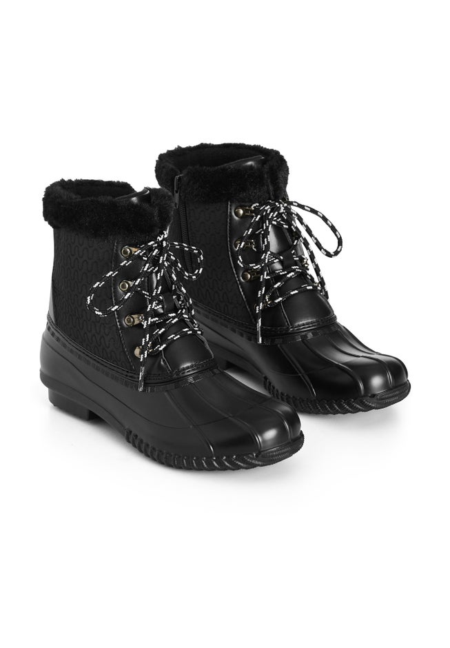Ariah Cold Faux Fur Ankle Weather Boot image number null