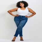 La Luna Zip Detail Skinny Jean image number 4