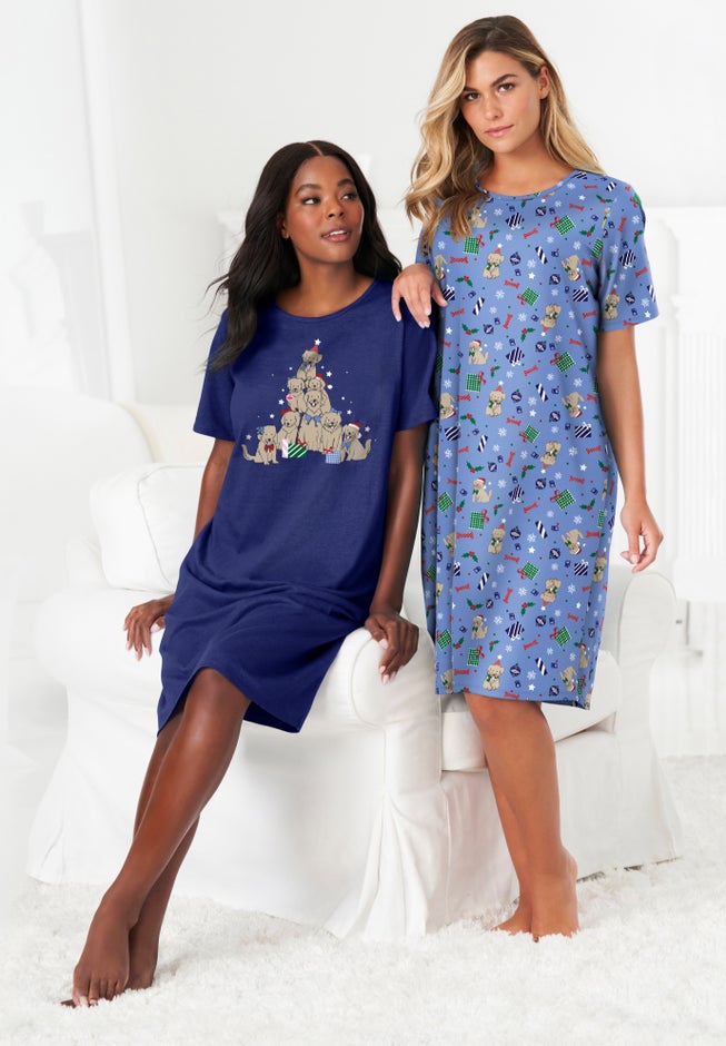 2-Pack Short-Sleeve Sleepshirt image number 5