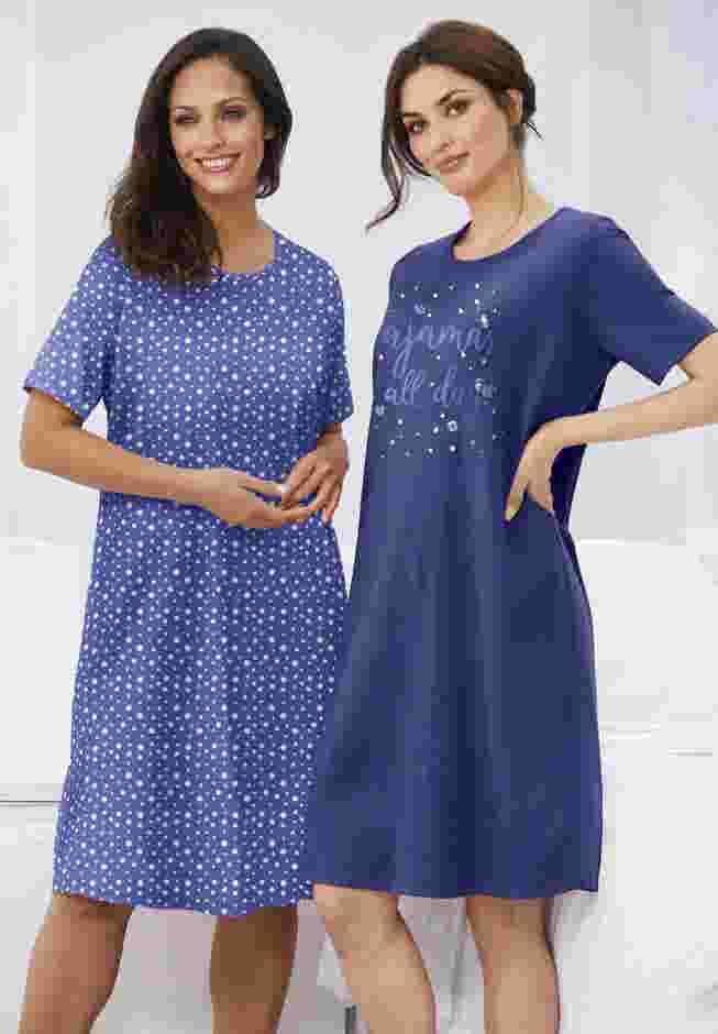 2-Pack Short-Sleeve Sleepshirt image number 3