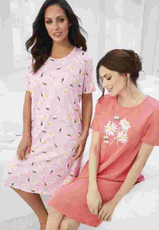 2-Pack Short-Sleeve Sleepshirt image number 4