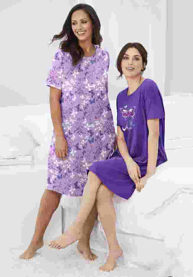 2-Pack Short-Sleeve Sleepshirt image number 6