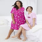 2-Pack Short-Sleeve Sleepshirt image number null