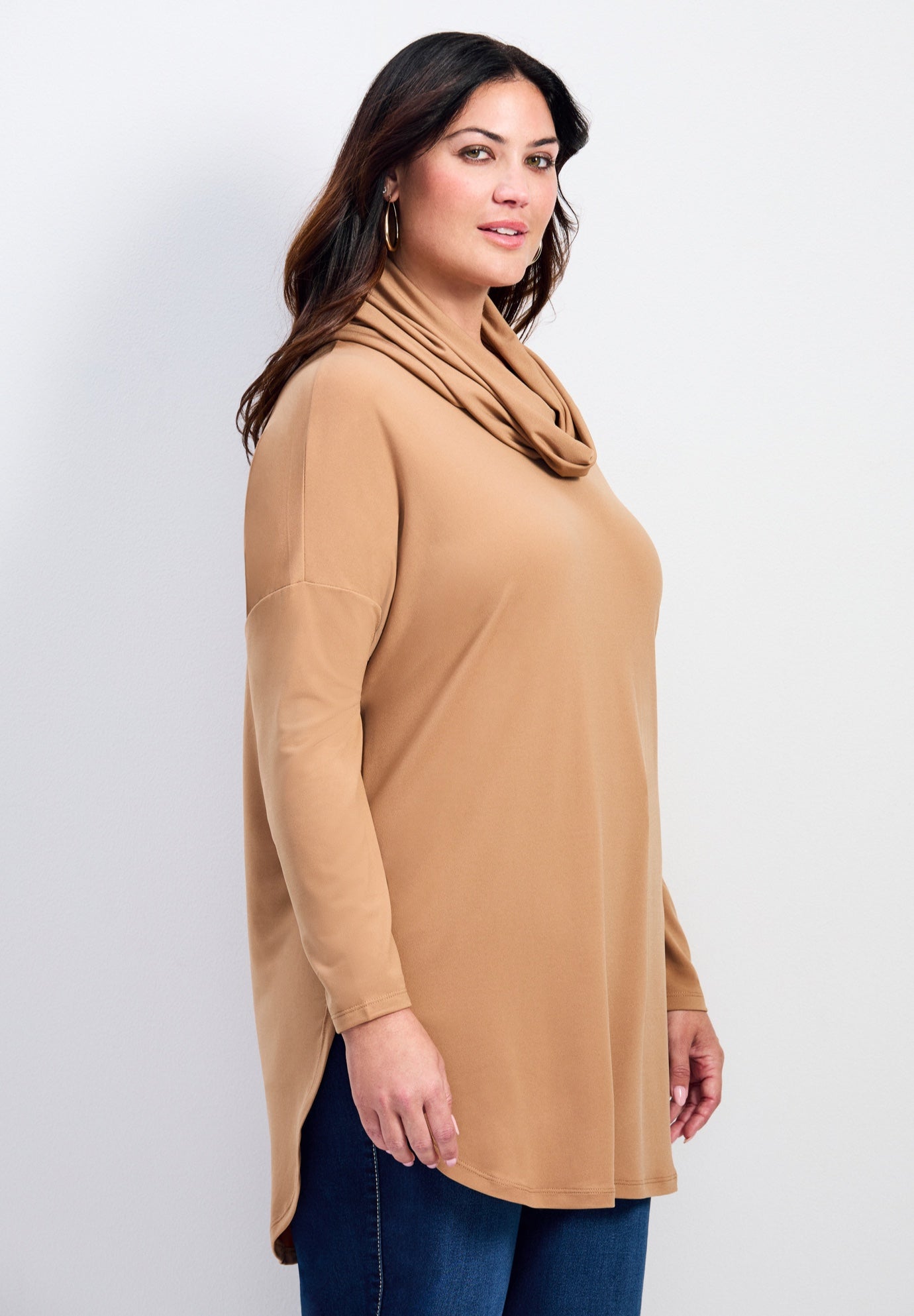 Faye Removeable Scarf Tunic image number 2