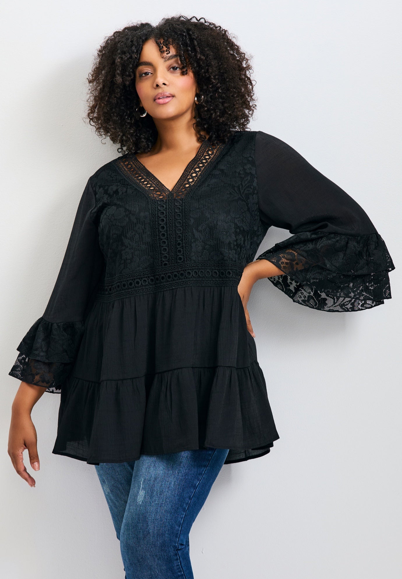 Wallflower Lace Detail Tunic image number 0