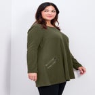 Alina Hacci Zip Detail Tunic image number 2