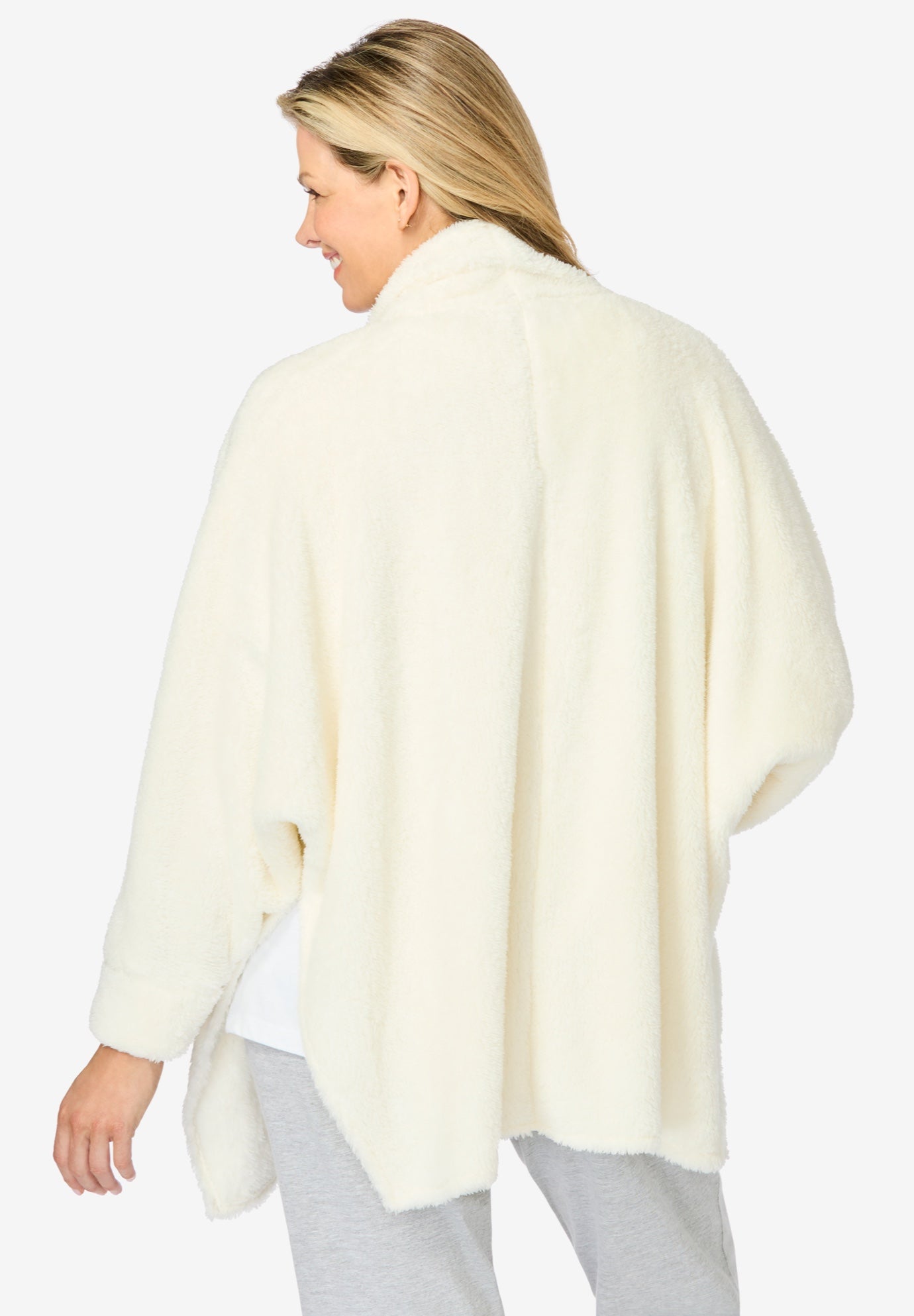 Dreams & Co.® Fluffy Bed Jacket. image number 1