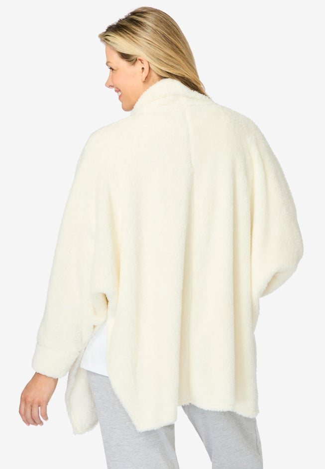 Dreams & Co.® Fluffy Bed Jacket. image number 1