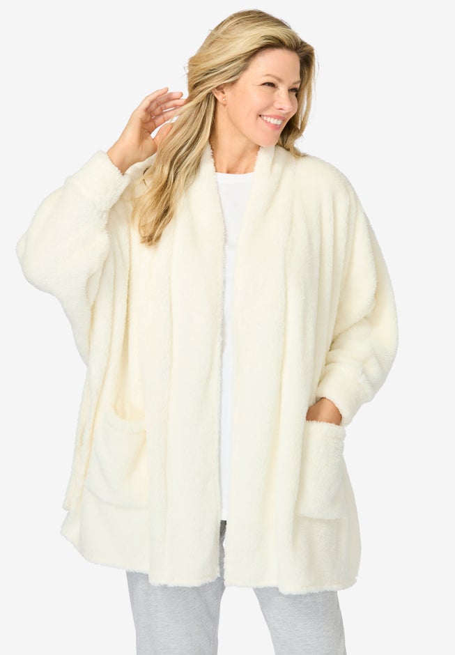 Dreams & Co.® Fluffy Bed Jacket. image number 0
