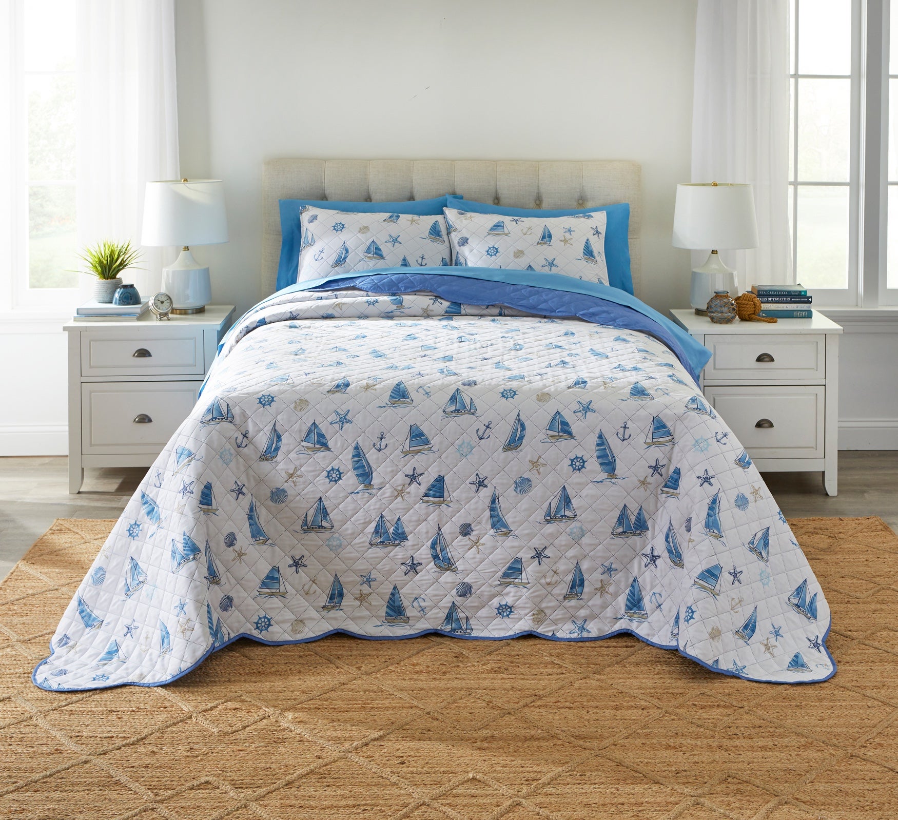BH Studio Scalloped Hem Bedspread image number 0